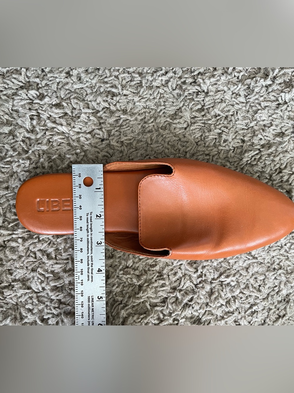 Liberte The Modern Mule in Cognac Tan Brown Leather size 8 - Picture 9 of 12